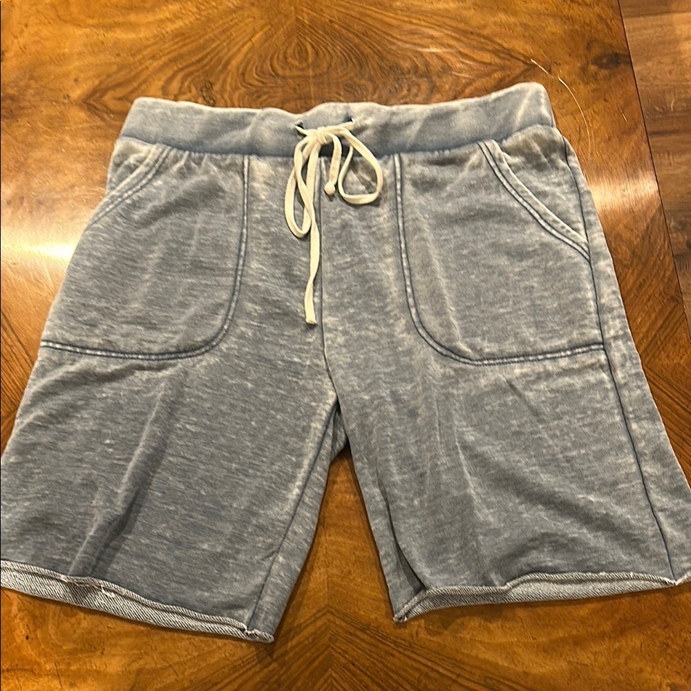 Men's Athletic Gray Drawstring Shorts
